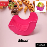 Silicone Burger Holder Snack Holder Reusable Burger Holder - LootFaat