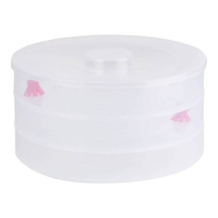 Plastic 3 Compartment Sprout Maker White - LootFaat