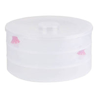 Plastic 3 Compartment Sprout Maker White - LootFaat