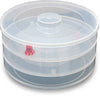 Plastic 3 Compartment Sprout Maker White