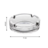 Classic ashtray with a detailed crystal design.