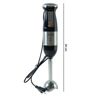 Stainless Steel Handheld Emulsion Blender With Four-blade Blade (300W / 1 Pc)