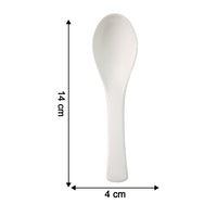 Plastic Soup Spoon  Deep Bowl (1 Pc  White)