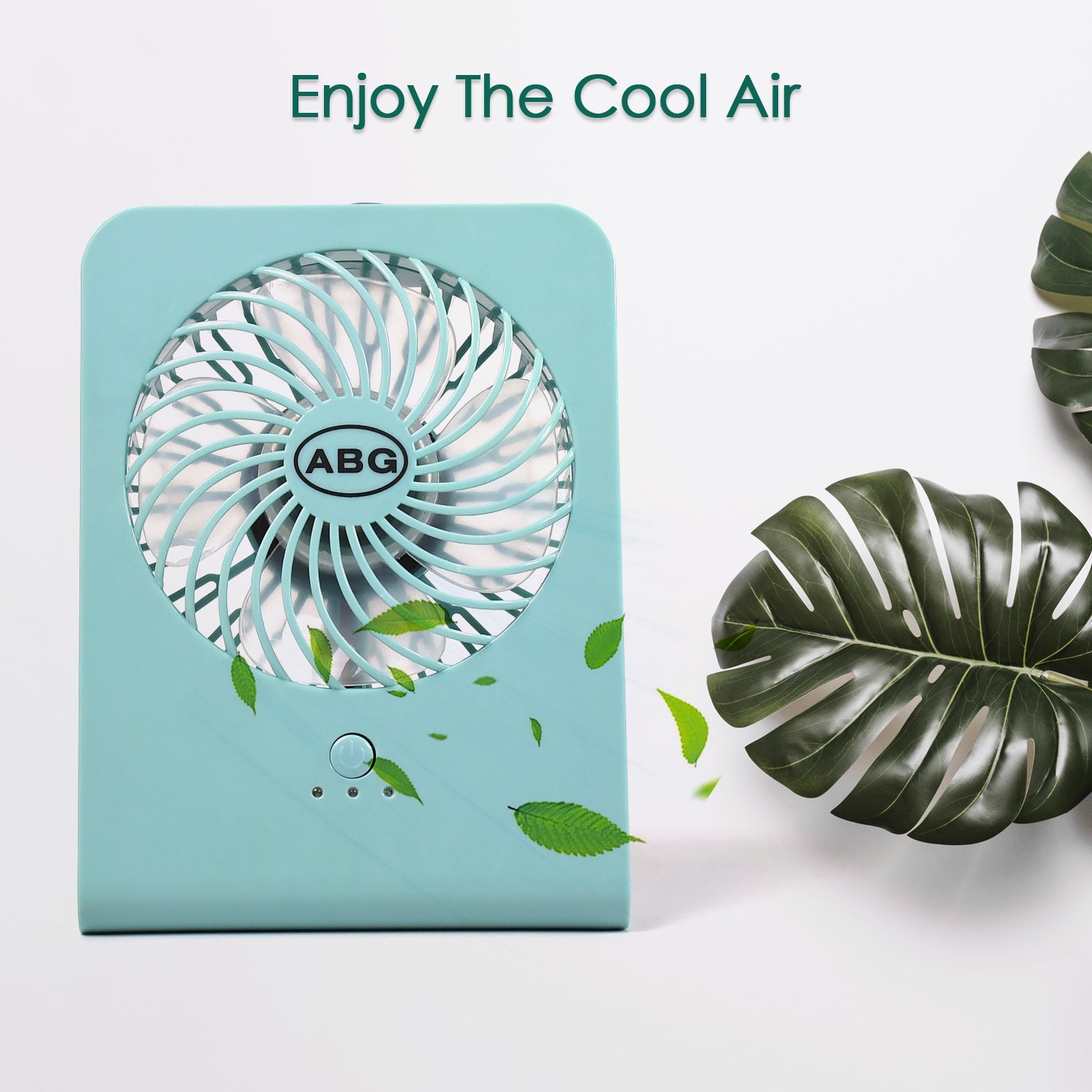 Portable Desk Fan Big Table Fan 3 Step Speed Setting Fan Personal Desk Fan Suitable For Office  School  Home Use (Battery Not Include) - LootFaat