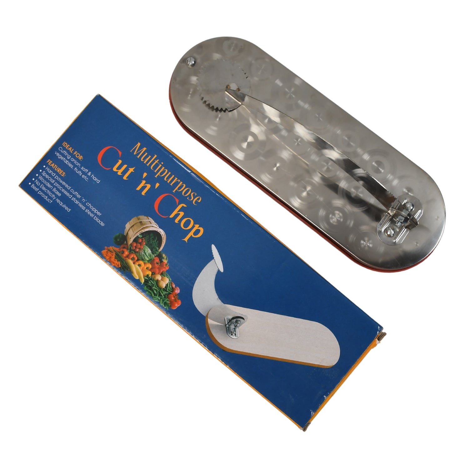 Steel Vegetable Cutter Premium Quality Cutter For Fruit  Vegetable  Meat Cutting Use ( Color Box ) - LootFaat