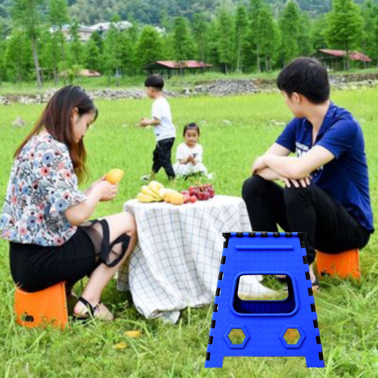 Plastic Pick And Move Strong Step Stool Table 18 Inch - LootFaat