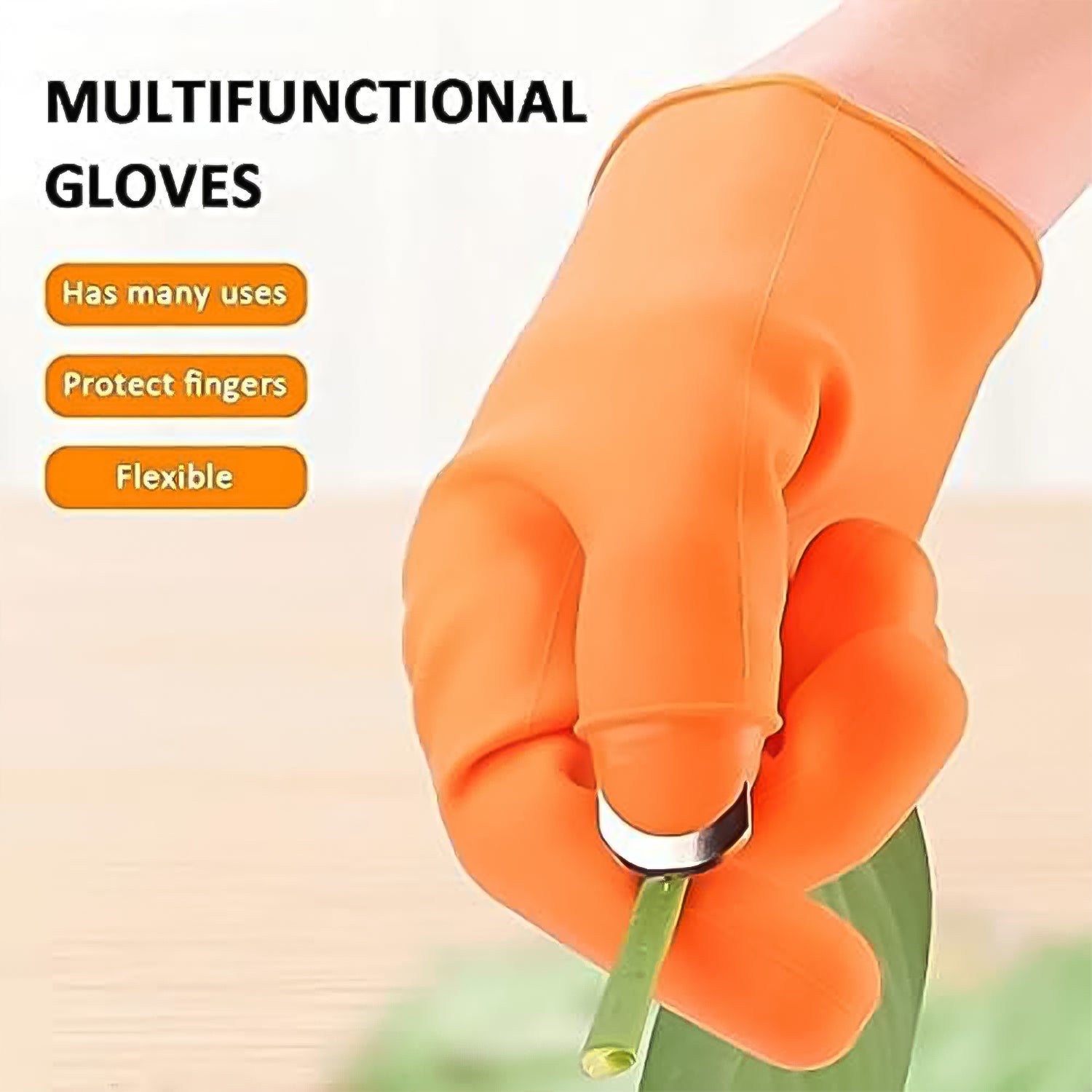 Gloves Silicone Thumb Knife Finger Protector - LootFaat