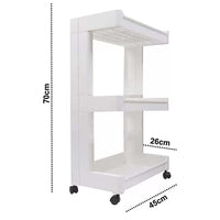 Plastic Serving Trolley Kitchen Bar Cart For Bar Living Room - LootFaat