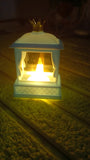 Acrylic Battery Operated Mini Square LED Lantern (1Pc)