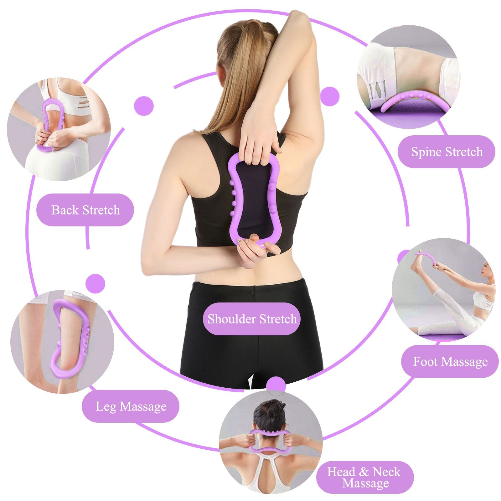 Yoga Ring Pilates Ring Magic Circle Portable Fitness Tool - LootFaat