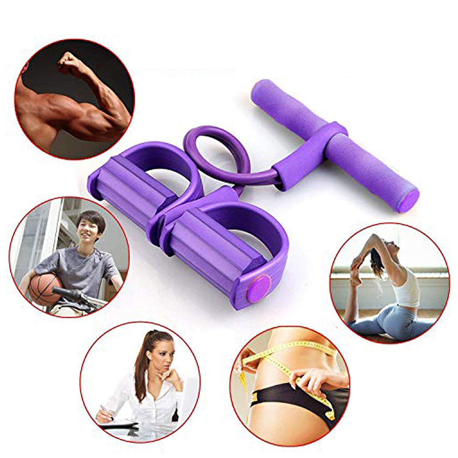 Extra Strong Pull String Body Building Training Pull Rope Rubber Exerciser - LootFaat