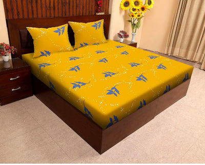 Homdazal galce cotton fiited bedsheet