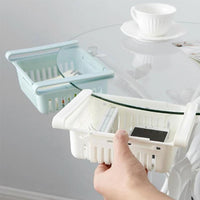 Adjustable Fridge Storage Basket Fridge Racks Tray Sliding Storage Racks (4 Pc Set) - LootFaat