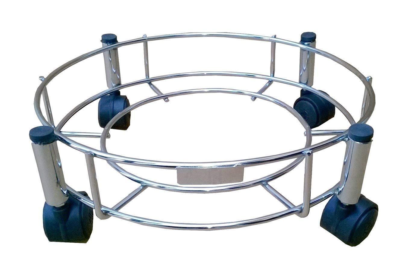 Stainless Steel Gas Cylinder Trolley - LootFaat