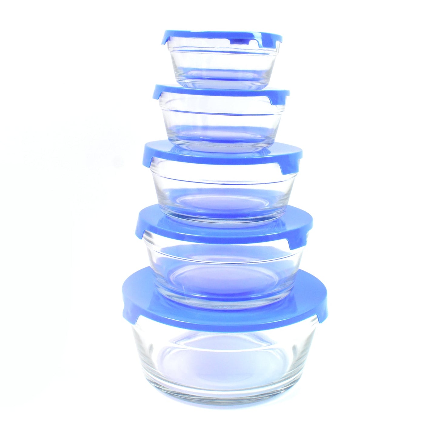Premium Modern Glass Bowl Set Home - Stackable - Best Quality & Value