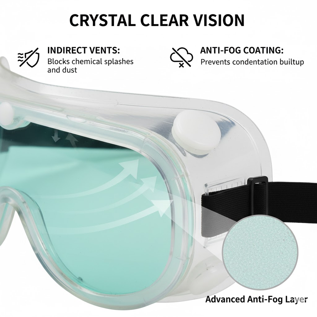 Premium Eye Safety Goggles, Technic Health - Premium Quality - Best Quality & Value