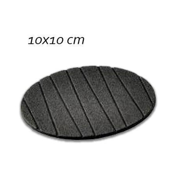 6 Pcs Useful Round Shape Plain Silicone Cup Mat Coaster Drinking Tea Coffee Mug Wine Mat For Home - second image