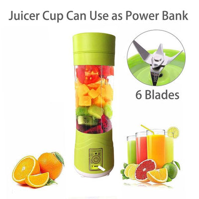 133 Portable Usb Electric Juicer - 6 Blades (Protein Shaker) - second image