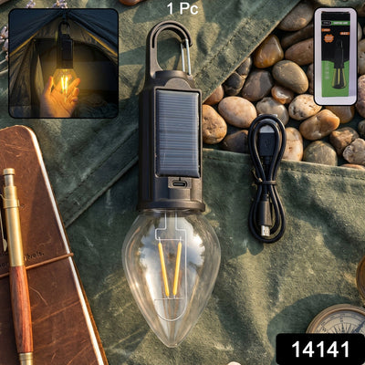 Camping Lantern Ð Eco-Friendly, Dual Charging with Warm LED - second image