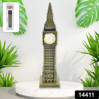 Big Ben London Clock Tower Miniature Metal Statue - Elegant Home Decor And Perfect Gifting Option - LootFaat