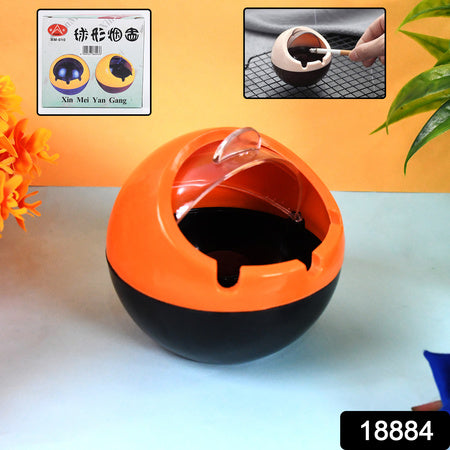 Ball Ashtray Pp Plastic Windproof With Lid Indoor Outdoor Patio Car Portable Ashtray - LootFaat