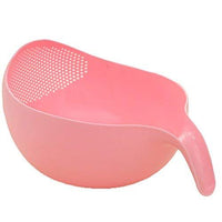 Rice Bowl Thick Drain Basket With Handle - LootFaat