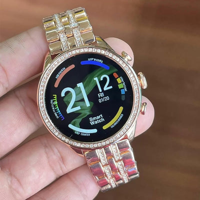 Gen 9 Diamond Strap Smartwatch HD Display 2 Straps - Bluetooth Calling