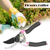 Garden cutter with sharp blades and a secure grip handle for precision pruning