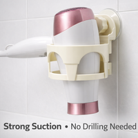 Premium Hair Dryer Holder with Suction Home - Premium Quality - Best Quality & Value