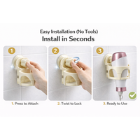 Premium Hair Dryer Holder with Suction Home - Premium Quality - Best Quality & Value