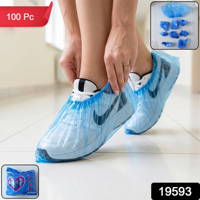 Disposable Plastic Shoe Cover Set Ð Waterproof & Dustproof Protection - second image