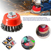 3 Inch Wire Wheel Cup Brush - Heavy Duty Rust & Paint Removal