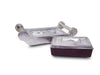 Multipurpose 4 Section Royal Design Silver Storagegift Box