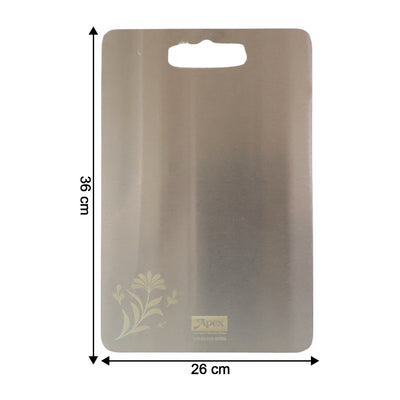 Apex Large Stainless Steel Multipurpose Chopping  Cutting Board (260x360mm  1 Pc) - second image
