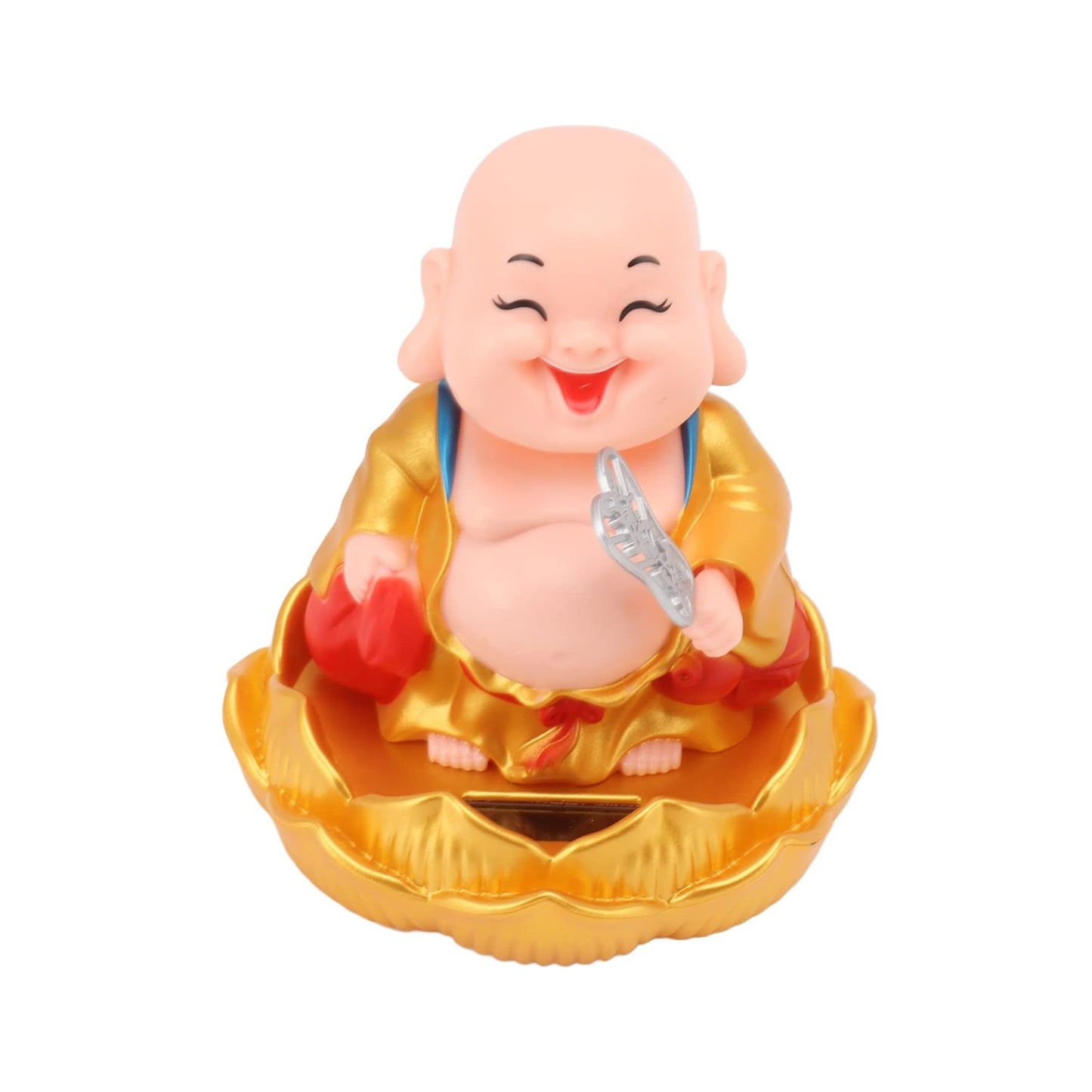 Solar Power Moving Buddha Car Ornament (1 Pc) - LootFaat