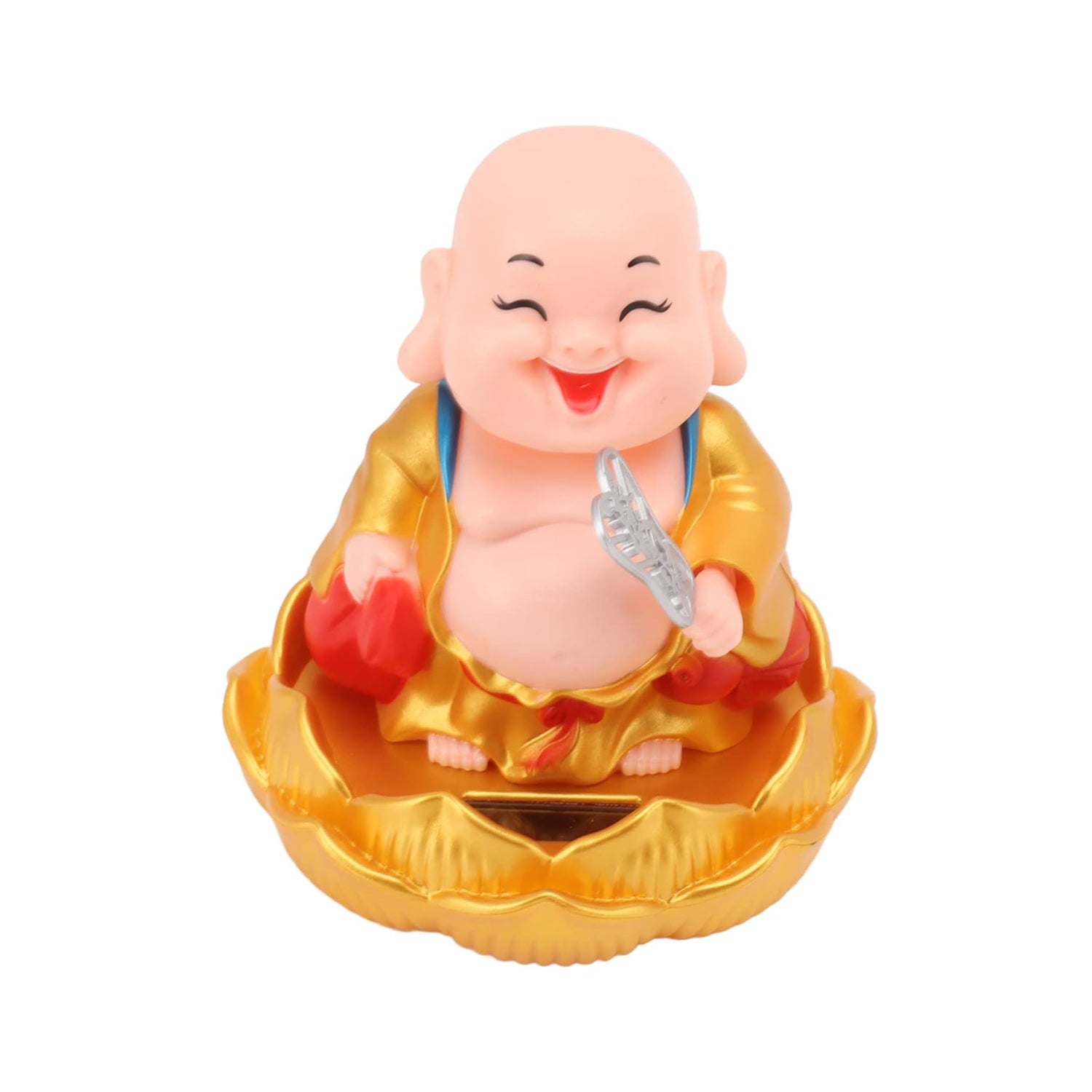 Solar Power Moving Buddha Car Ornament (1 Pc) - LootFaat
