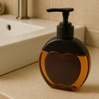 Apple-Shaped Refillable Liquid Soap Dispenser (350ml)