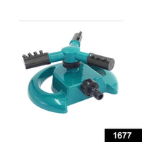 3 Arm 360 Sector Rotating Water Sprinkler Garden Pipe Hose Irrigation Yard - LootFaat