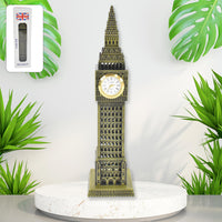 Big Ben London Clock Tower Miniature Metal Statue - Elegant Home Decor And Perfect Gifting Option - LootFaat
