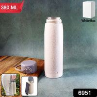 6951 High Portable Water Bottle Creative Wheat Fragrance Glass Bottle Water With Mobile Phone Holder Wide Mouth Glass Water 380ml (Moq - 80 Pc)