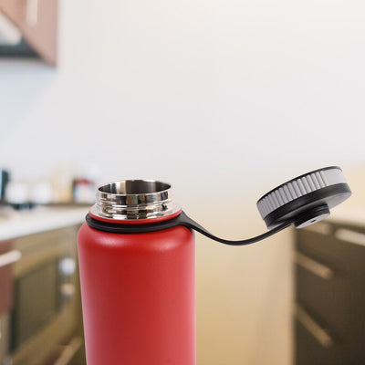 Stainless Steel Double Wall Vacuum-insulated Drink Water Bottle (1000 Ml  Mix Color) - second image