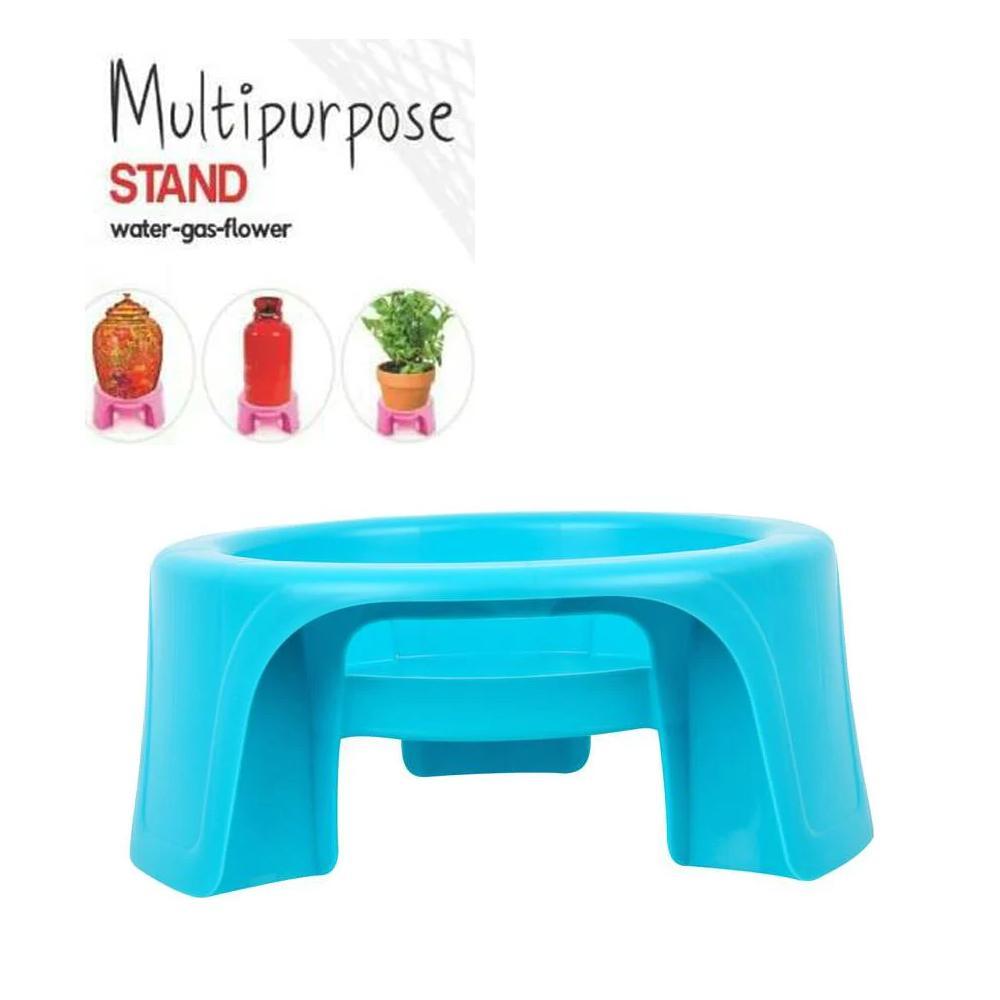 Durable multipurpose plastic stand for matkas and heavy pots.