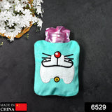 Doremon Cartoon Small Hot Water Bag with Cover for Pain Relief