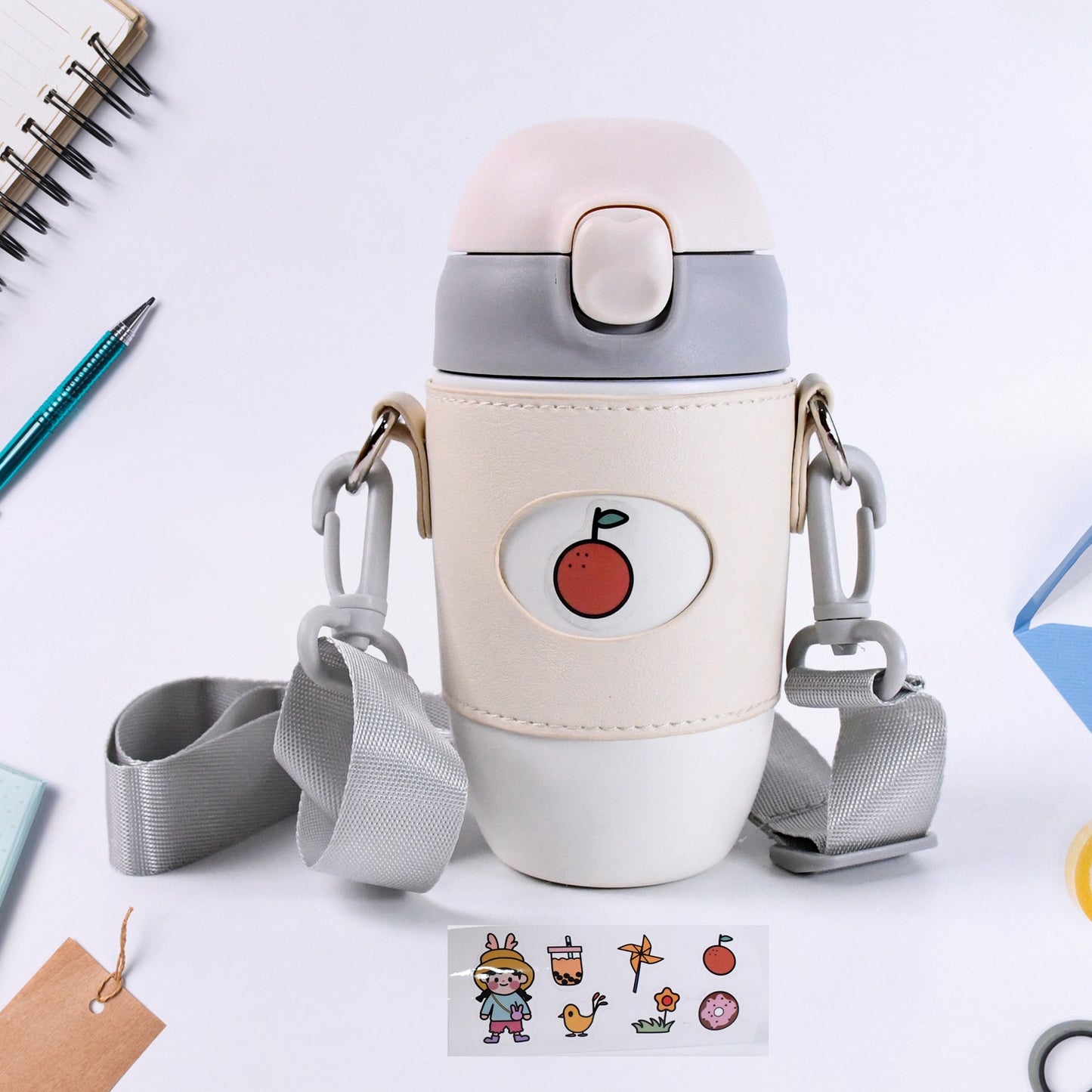Stainless Steel Coffee Tean Bottle 350ml Insulated Water Bottle - LootFaat