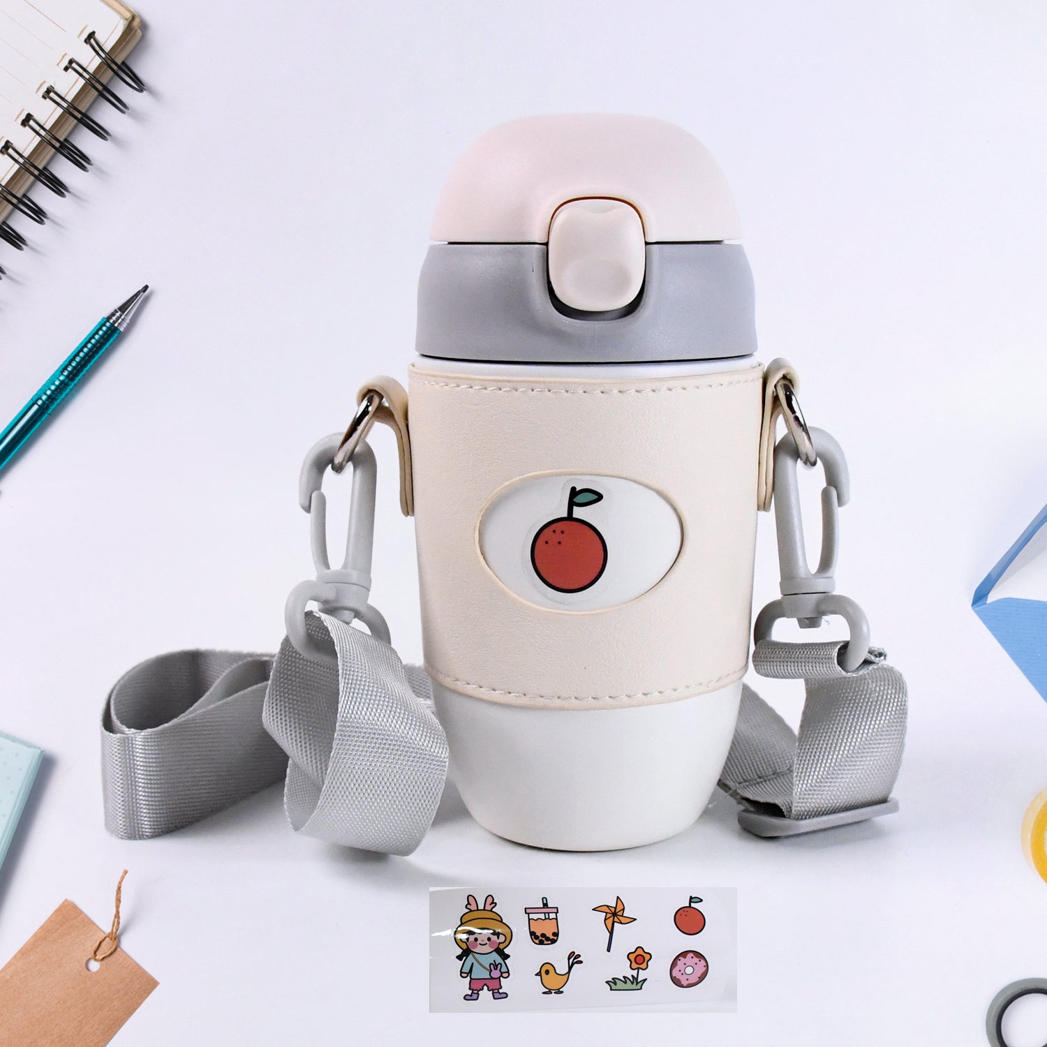Stainless Steel Coffee Tean Bottle 350ml Insulated Water Bottle - LootFaat