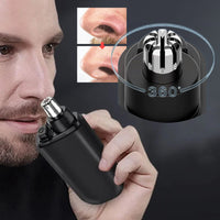 Easy Trim Compact Nose Hair Trimmer – 7000RPM Precision Safe Design, Waterproof & Rechargeable