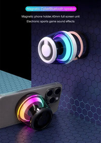 Wireless Magnetic Speaker 2-in-1 Bluetooth Speaker with RGB Lights