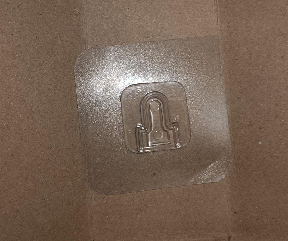 Premium Transparent Adhesive Male Hook Home - Premium Quality - Best Quality & Value