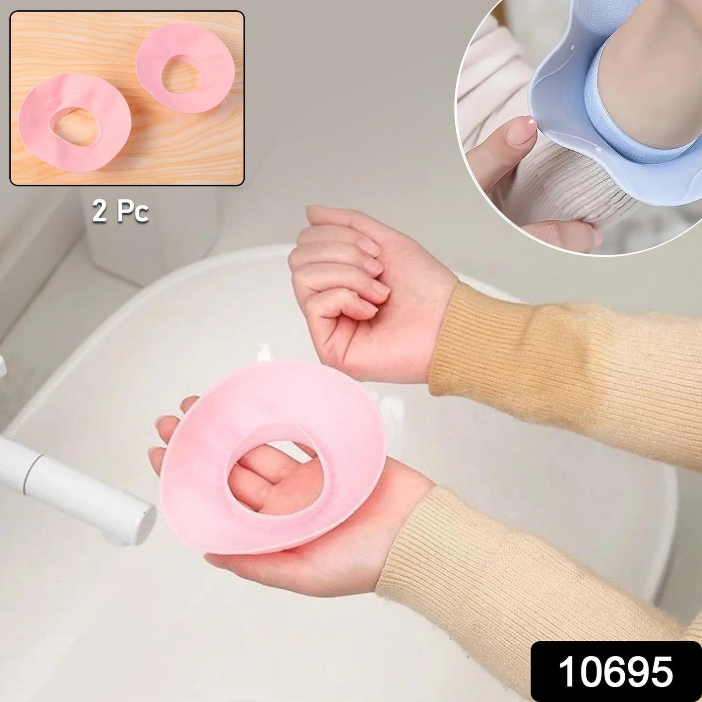 Water stopper bands for washing