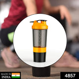 Gym shaker bottle with mixing ball